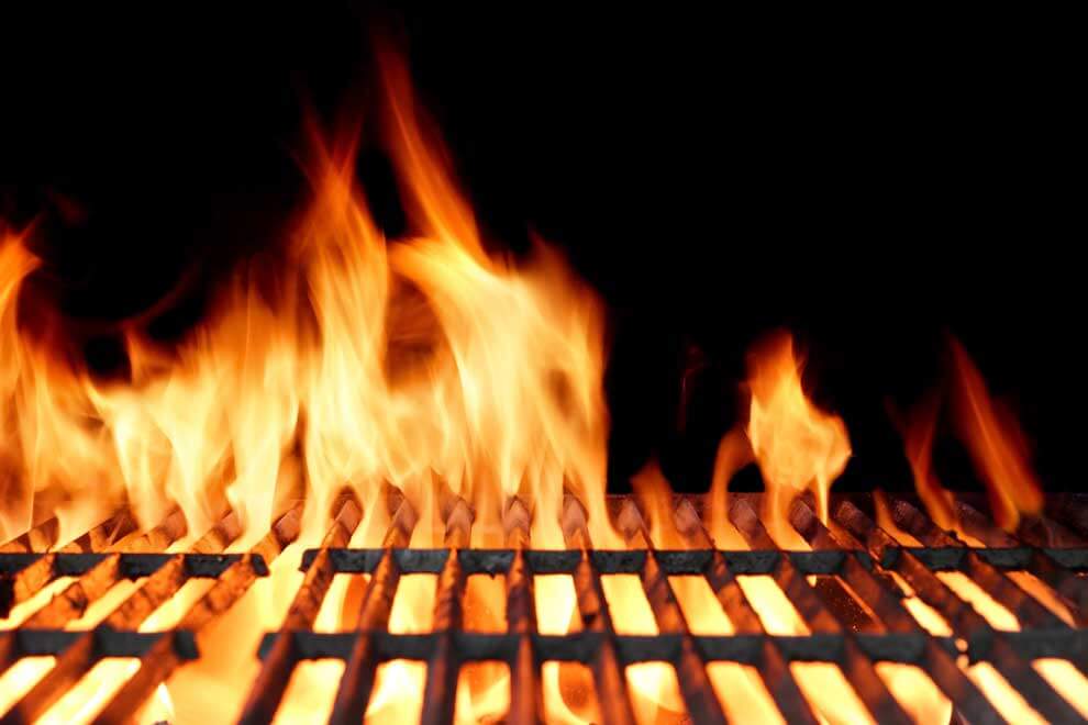 Controlling Sudden Outburst Of Fire - The Grill Store